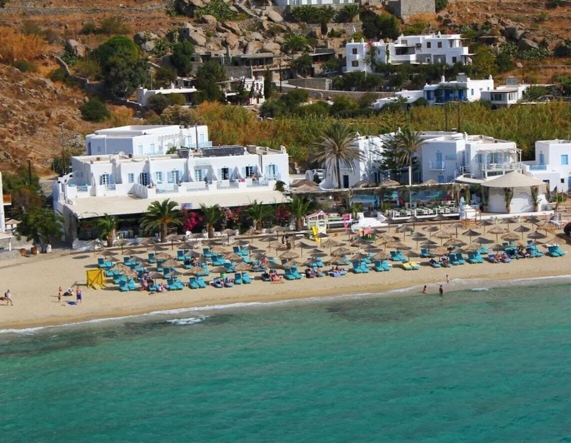 Отель Mykonos Palace Beach Hotel 4*
